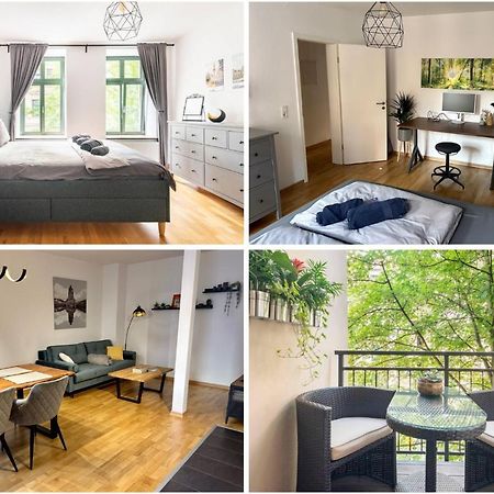 Super Zentrale, Gemutliche Wohnung Mit Balkon Lipcse Kültér fotó