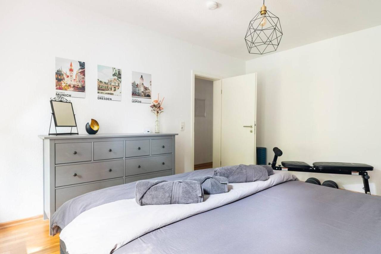 Super Zentrale, Gemutliche Wohnung Mit Balkon Lipcse Kültér fotó